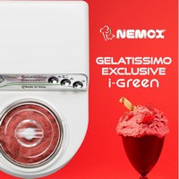 photo gelatissimo exclusive i-green - bianca - fino a 1kg di gelato in 15-20 minuti 8